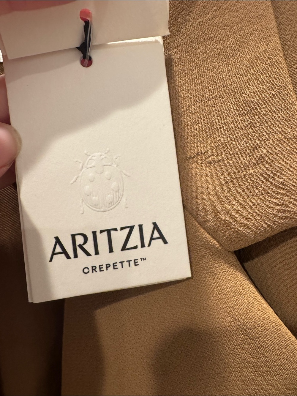 Aritzia Camel Single-Button Blazer Size 10 - Picture 3 of 4